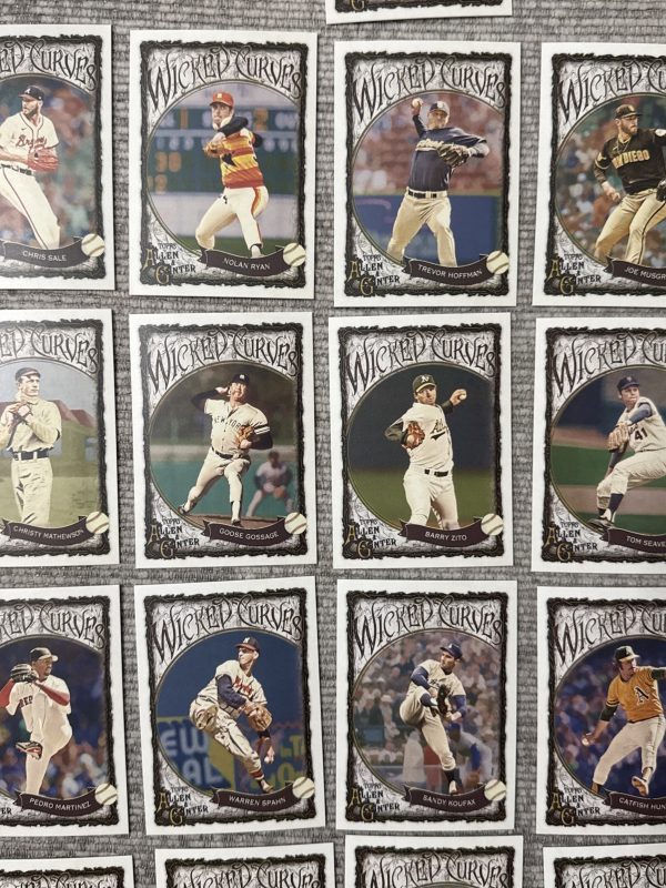 2025 TOPPS ALLEN & GINTER WICKED CURVES FULL SIZE INSERT LOT OF 40 CARDS