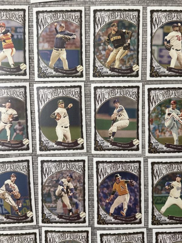 2025 TOPPS ALLEN & GINTER WICKED CURVES FULL SIZE INSERT LOT OF 40 CARDS