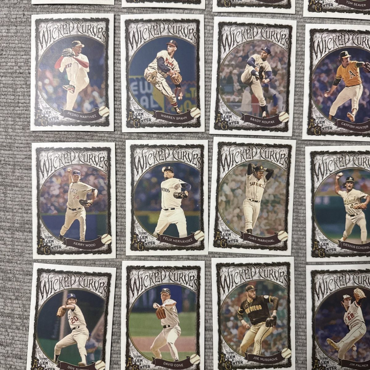 2025 TOPPS ALLEN & GINTER WICKED CURVES FULL SIZE INSERT LOT OF 40 CARDS
