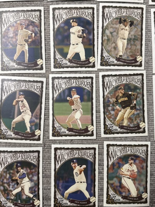 2025 TOPPS ALLEN & GINTER WICKED CURVES FULL SIZE INSERT LOT OF 40 CARDS