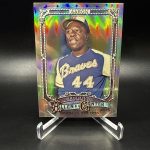 2025 Topps Allen & Ginter Hank Aaron Chrome Refractor #13 - Atlanta Braves