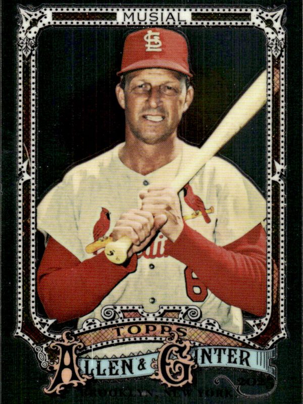 2025 Allen and Ginter Baseball, Stan Musial, #64, Silver Portrait