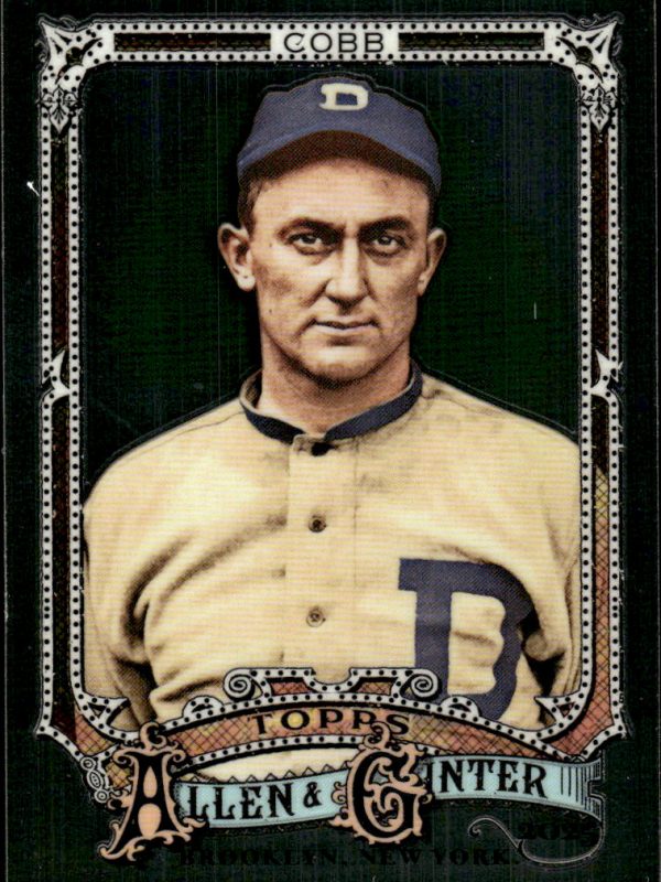 2025 Topps Allen & Ginter Ty Cobb #55 Silver Portrait Foil Detroit Tigers