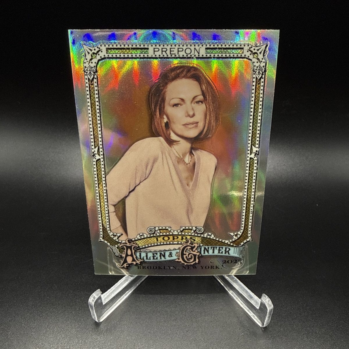 2025 Topps Allen & Ginter #169 Laura Prepon Chrome Refractor Card