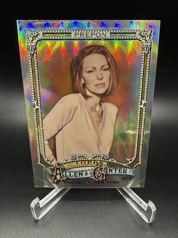 2025 Topps Allen & Ginter #169 Laura Prepon Chrome Refractor Card