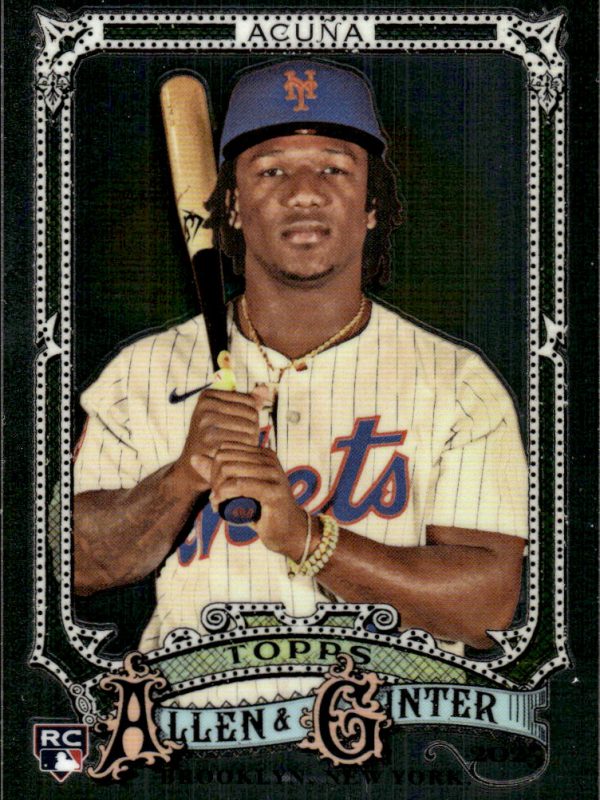 2025 Topps Allen & Ginter LUISANGEL ACUNA Silver Foil RC #107 New York Mets