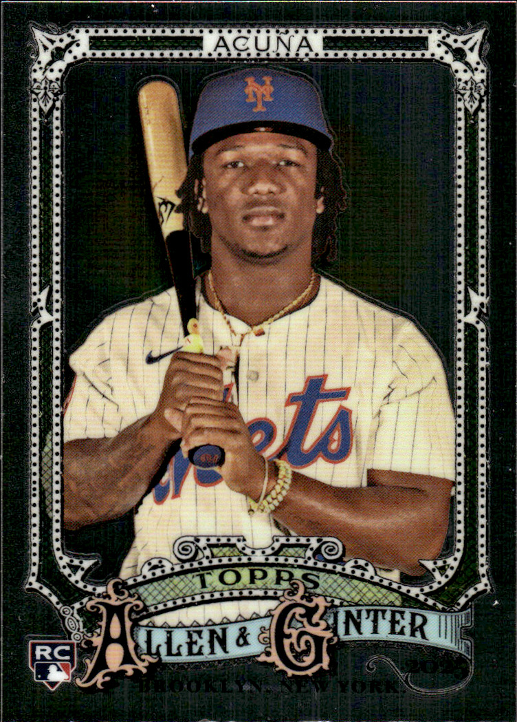 2025 Topps Allen & Ginter LUISANGEL ACUNA Silver Foil RC #107 New York Mets