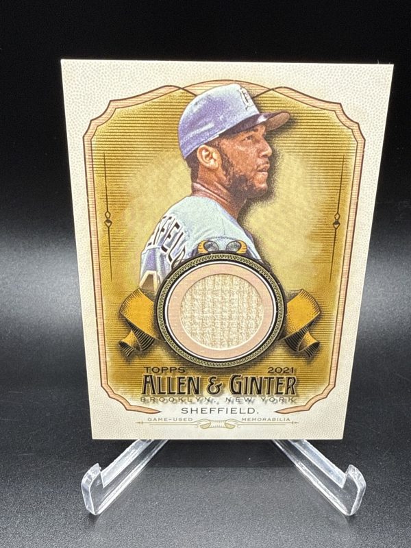 2021 Topps Allen & Ginter Relics #AGA-GSH Gary Sheffield Bat Florida Marlins