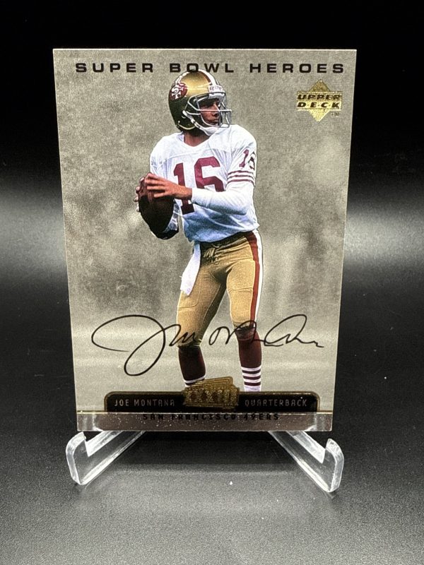 1999 Upper Deck Football Joe Montana Super Bowl Heroes Insert SC8233