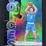 2025-26 Topps Chrome Kon Knueppel #VS-9 Aqua Refractor Voices Rookie RC /199