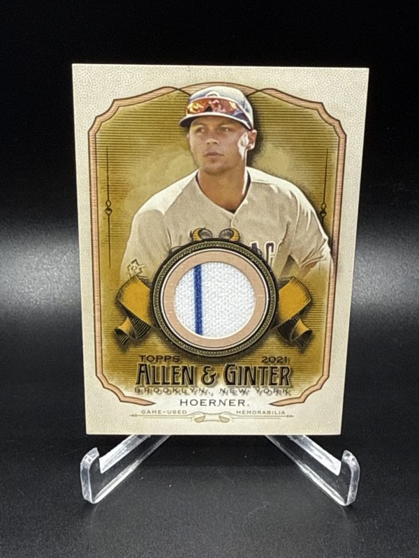 2021 Topps Allen & Ginter Game Used Memorabilia Relic Card Nico Hoerner #AGA-NH
