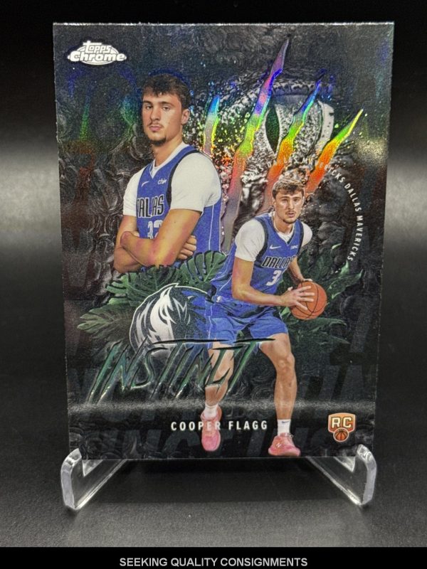 Cooper Flagg 2025-26 Topps Chrome Instinct Refractor RC SP #INS-11 Mavs