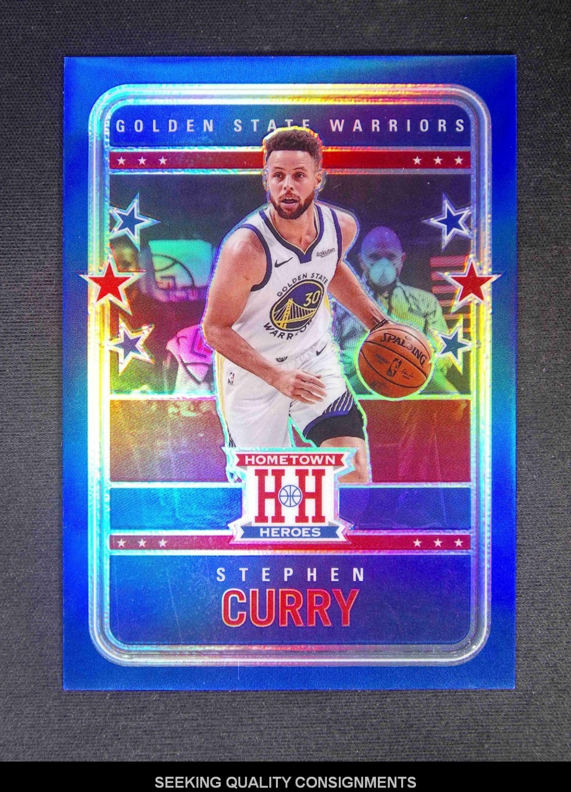 2020-21 Panini Chronicles Stephen Curry #555 Hometown Heroes Blue /99