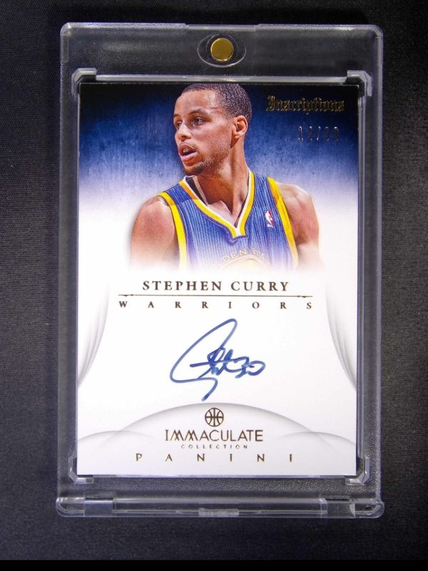 2012-13 Immaculate Collection Stephen Curry Inscriptions Auto /99