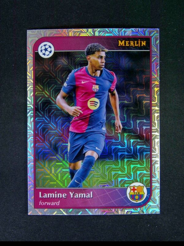 2024-25 Topps Merlin UEFA Lamine Yamal #19 Mojo Refractor