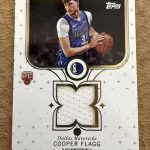 2025-26 Topps Flagship Cooper Flagg RC Rookie Roundball Remnants Game Worn Patch