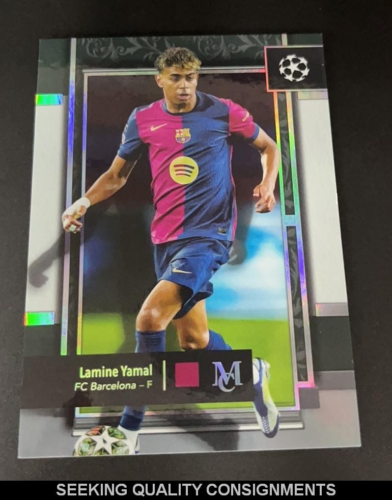 2024-25 Topps Museum Collection UEFA Lamine Yamal #19 Refractor
