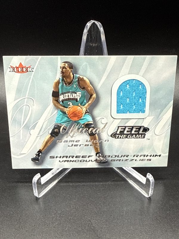 2000 Fleer Feel The Game Authentic Game Worn Jersey Shareef Abdul-Rahim