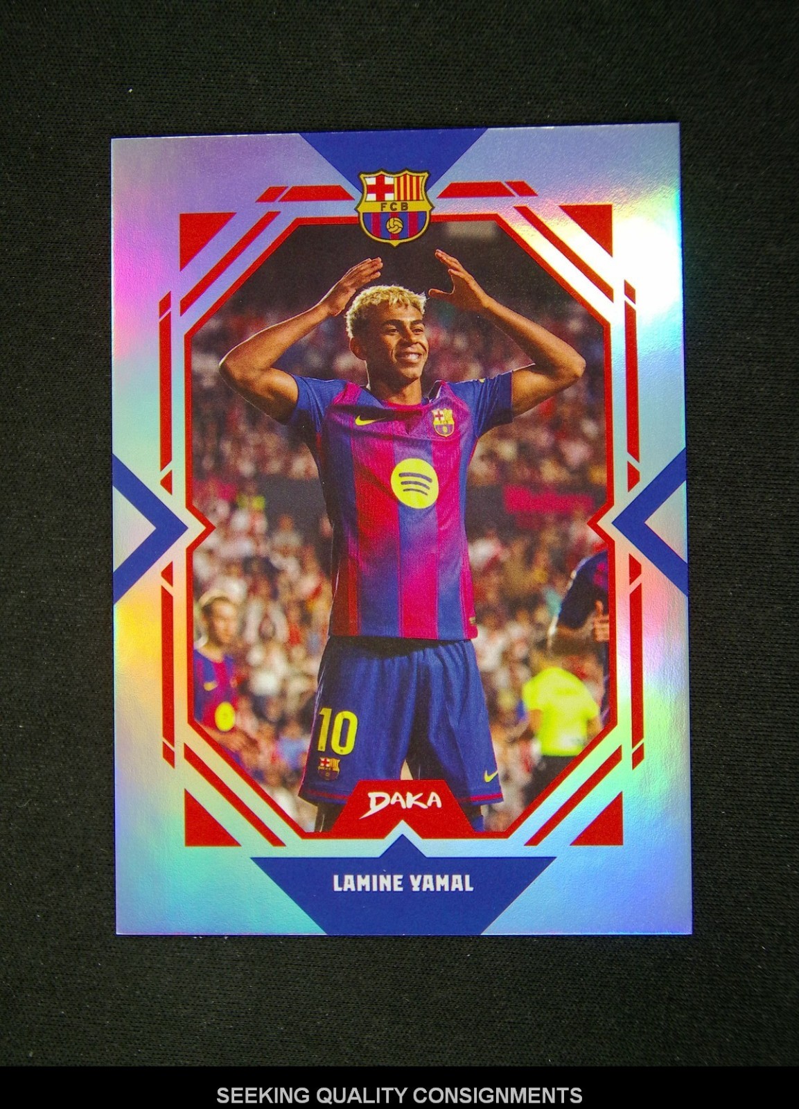 2025 Daka Top Audience Fc Barcelona Lamine Yamal Silver /299