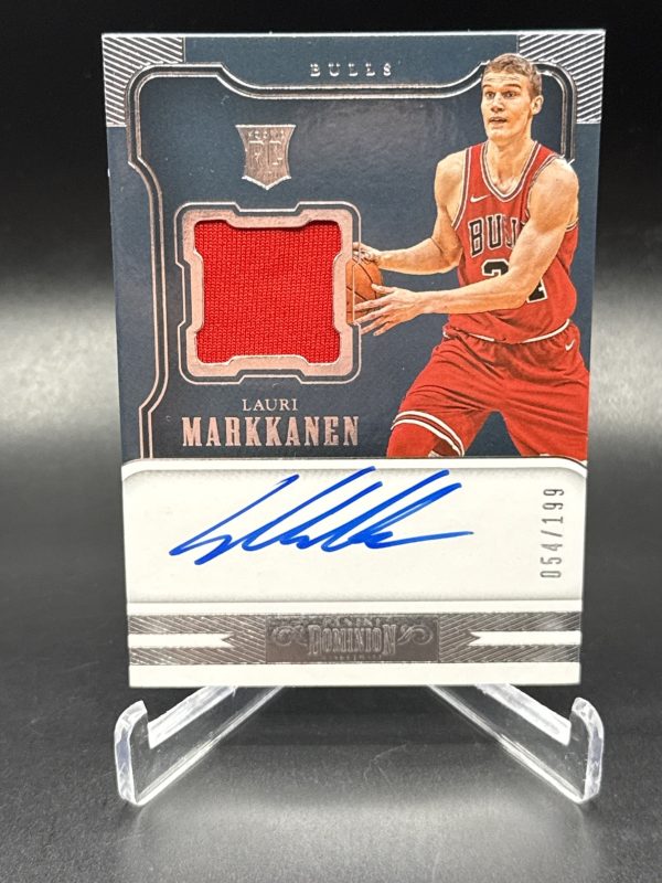 Lauri Markkanen 2017-18 Panini Dominion - Rookie Jersey Autographs /199