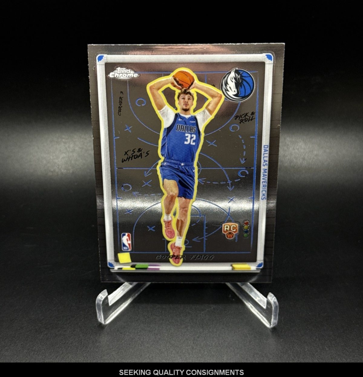 COOPER FLAGG 2025-26 TOPPS CHROME #XW-8 ROOKIE X'S AND WHOA'S RC MAVERICKS