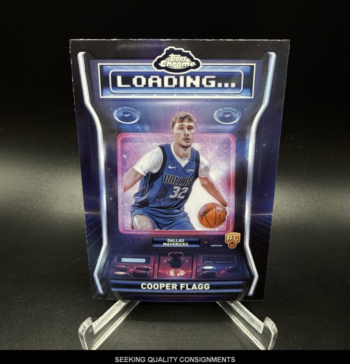 COOPER FLAGG 2025-26 TOPPS CHROME #LD-11 ROOKIE LOADING RC MAVERICKS