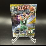 JAYSON TATUM 2025-26 TOPPS CHROME SLEEK FINISHERS GEOMETRIC GOLD REFRACTOR #/50