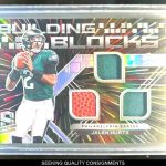 2020 Spectra Jalen Hurts Building Blocks Jersey Hyper RC #/75 Eagles