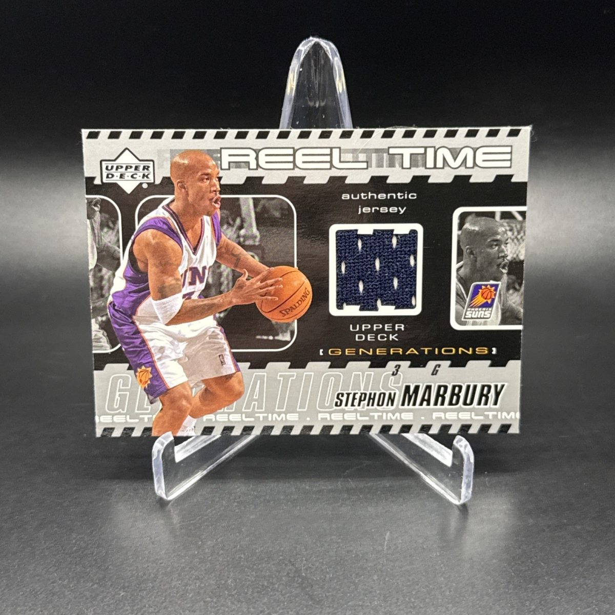 2002-03 Upper Deck Generations Reel Time GU Jersey Stephon Marbury #SM-J