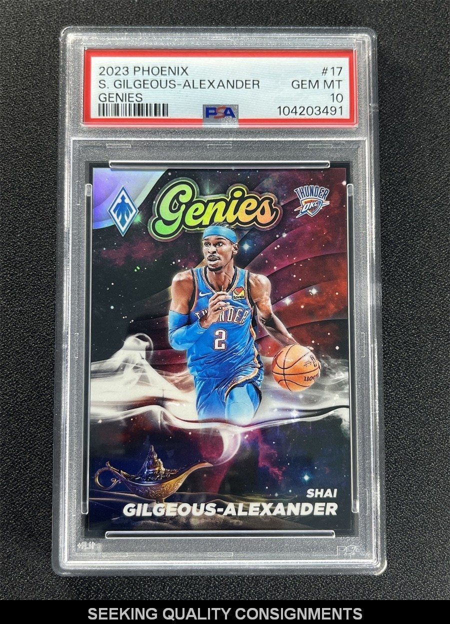 2023-24 Panini Photogenic Shai Gilgeous-Alexander #17 Genies PSA 10 GEM MT
