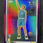 2025-26 Topps Chrome Kon Knueppel X's & Whoa's Purple Refractor Rookie RC /75