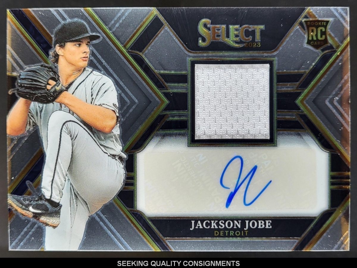 2023 Panini Select Jackson Jobe Rookie Jersey Auto Patch Relic Tigers