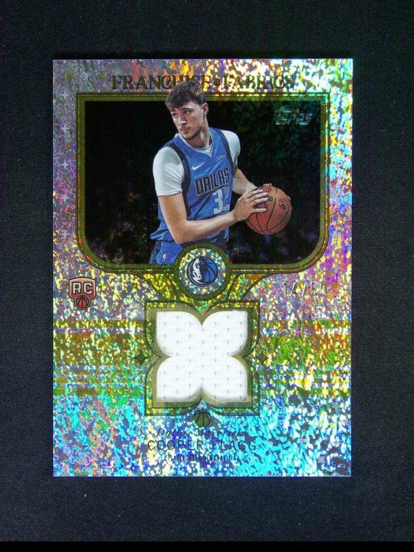 2025-26 Topps Flagship Cooper Flagg RC Franchise Fabric Patch Gold Holo Foil /50