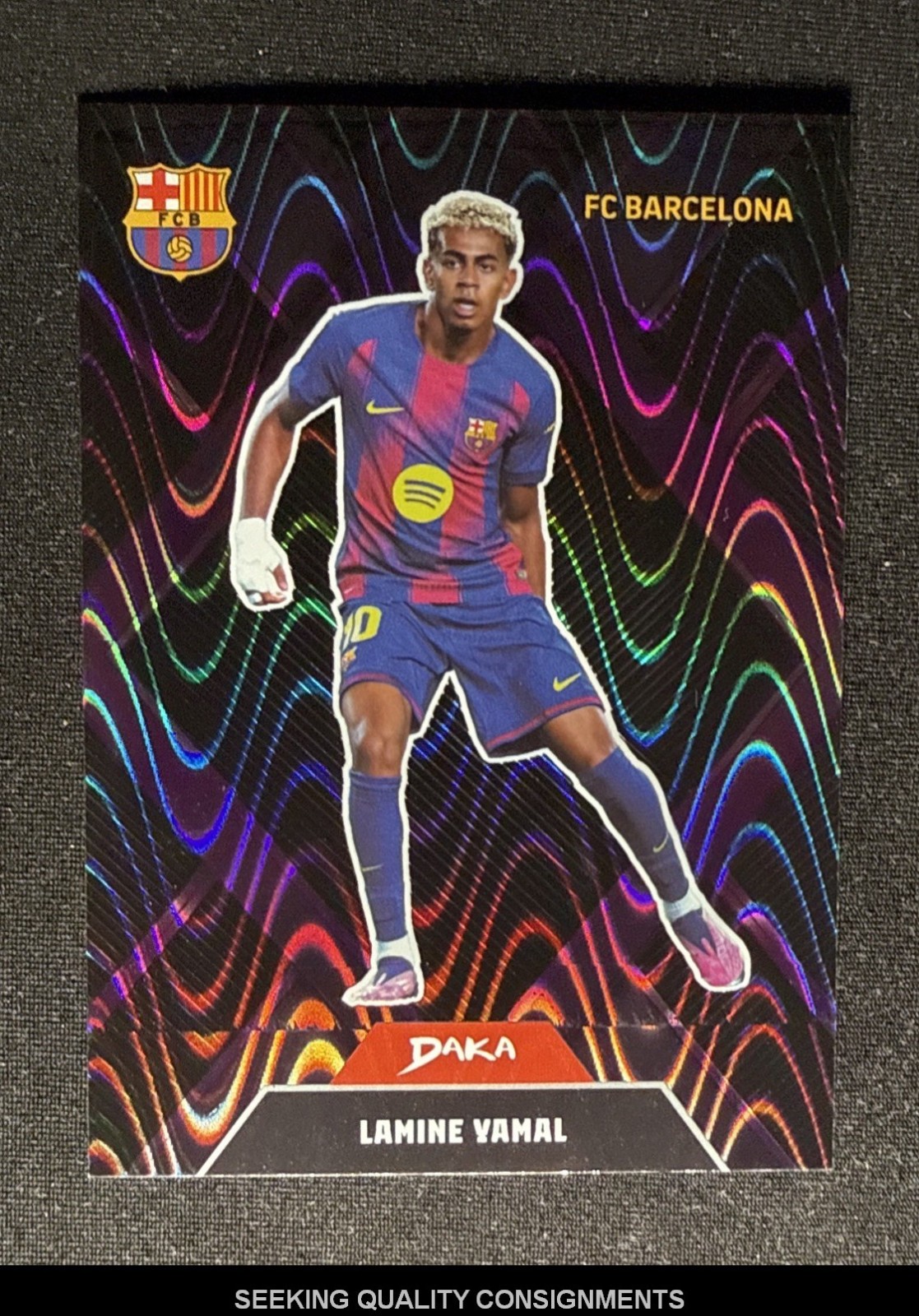 2025 Daka FC Barcelona Lamine Yamal #SR-5 Purple Lava /175