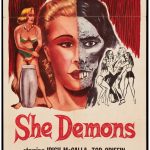 She Demons (Astor Pictures, 1958). Folded, Fine-. One Sheet (27" X 41") Original