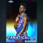 2025-26 Topps Chrome VJ Edgecombe #23 RC Rookie Fanatical Refractor SSP