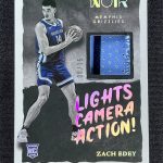 2024-25 Panini Noir Zach Edey Lights Camera Action! RC Rookie Patch Jersey /15