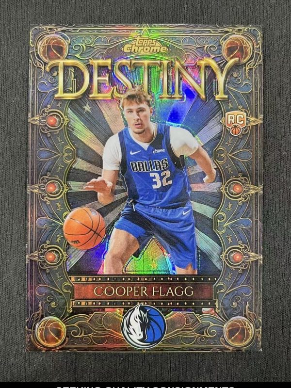 2025-26 Topps Chrome Cooper Flagg #D-1 Silver Refractor Destiny Rookie RC