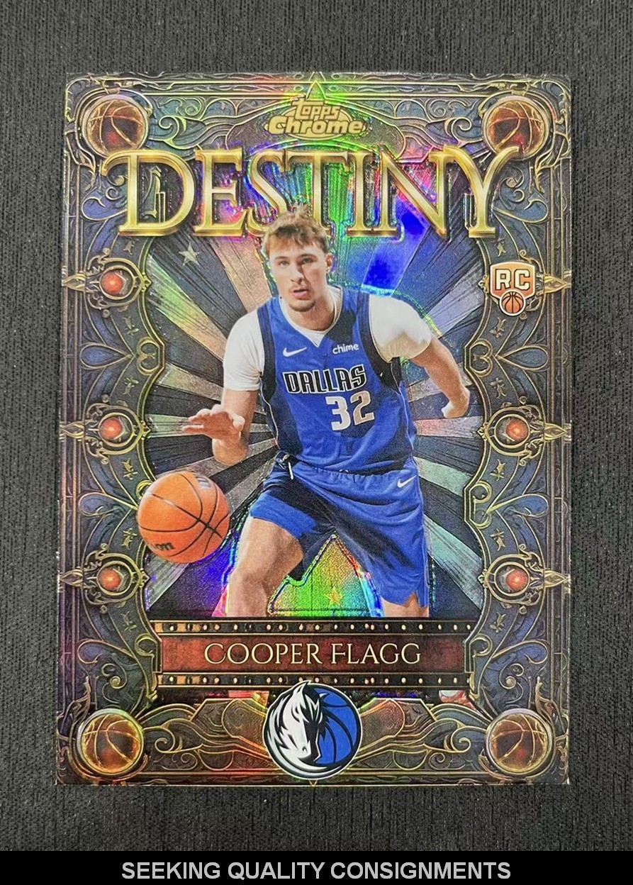 2025-26 Topps Chrome Cooper Flagg #D-1 Silver Refractor Destiny Rookie RC