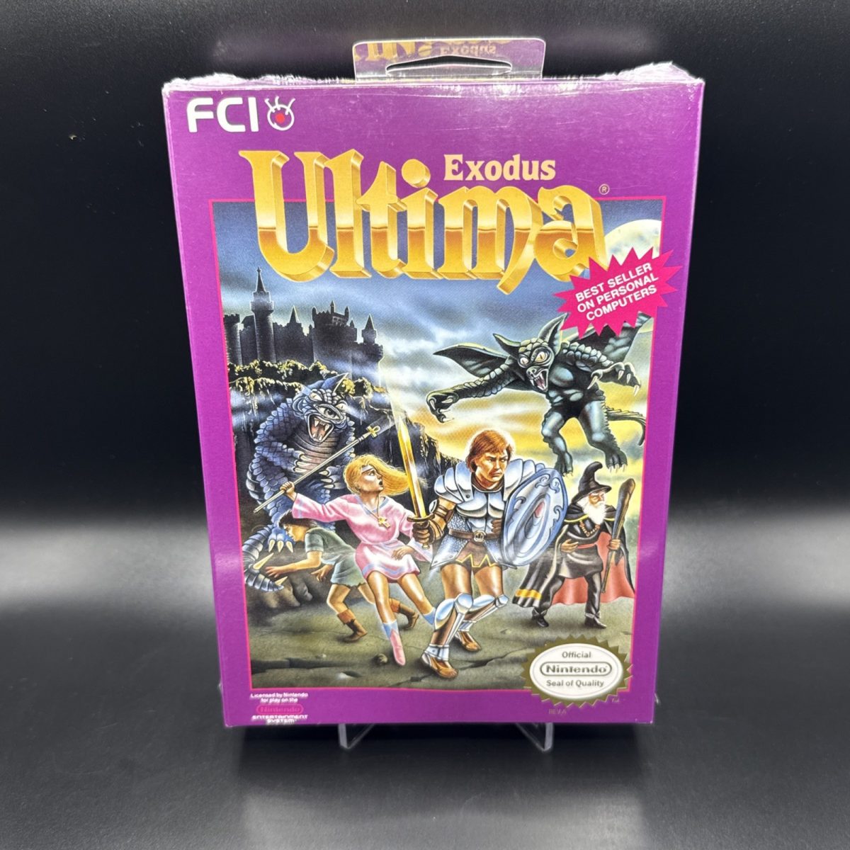 NES Nintendo Game ULTIMA: EXODUS CIB RESEAL/NEW