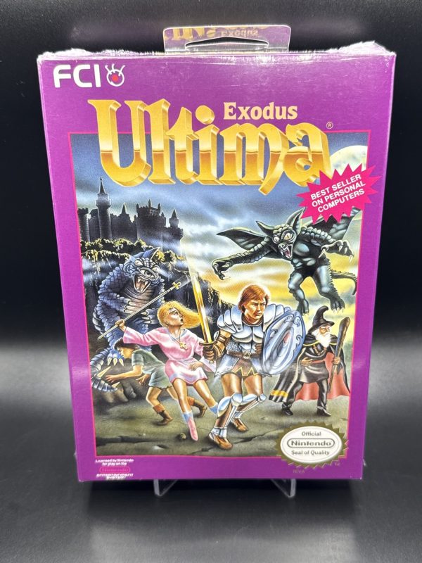 NES Nintendo Game ULTIMA: EXODUS CIB RESEAL/NEW