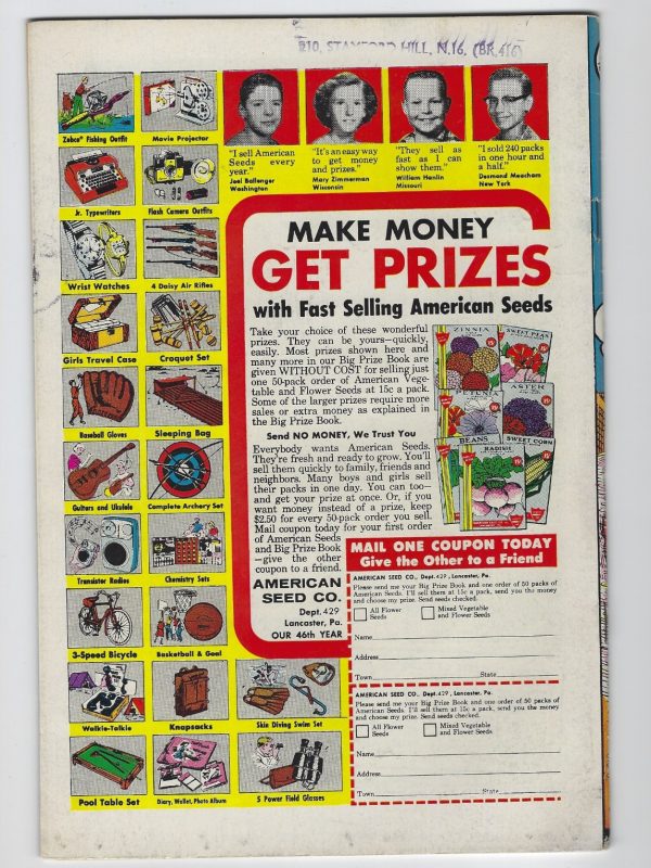 THE FLASH #144 1964 FINE MENACE OF THE MAN MISSILE