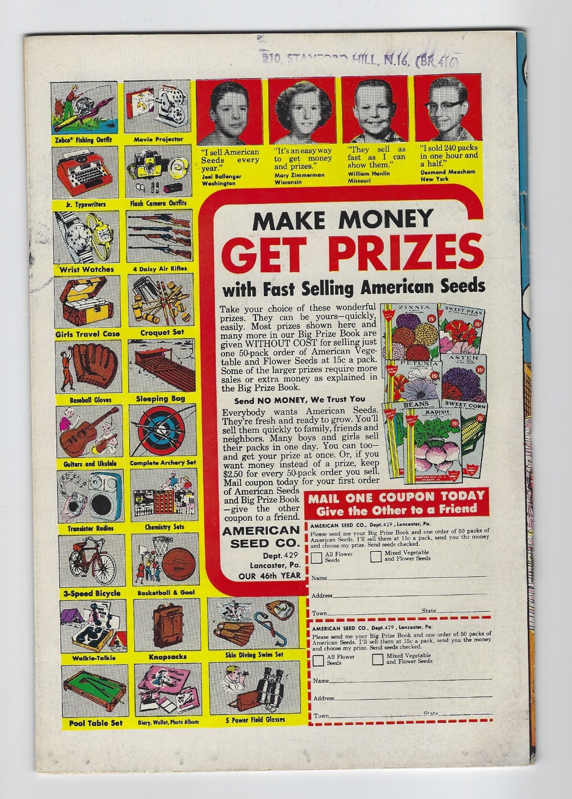 THE FLASH #144 1964 FINE MENACE OF THE MAN MISSILE