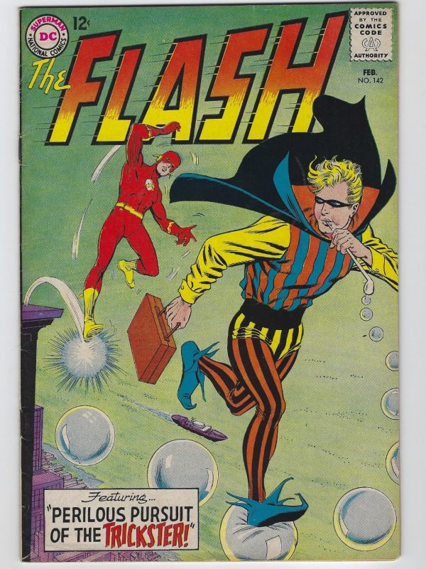 THE FLASH #142 (1964) Key Issue! Very Nice Copy THE TRICKSTER Appearance
