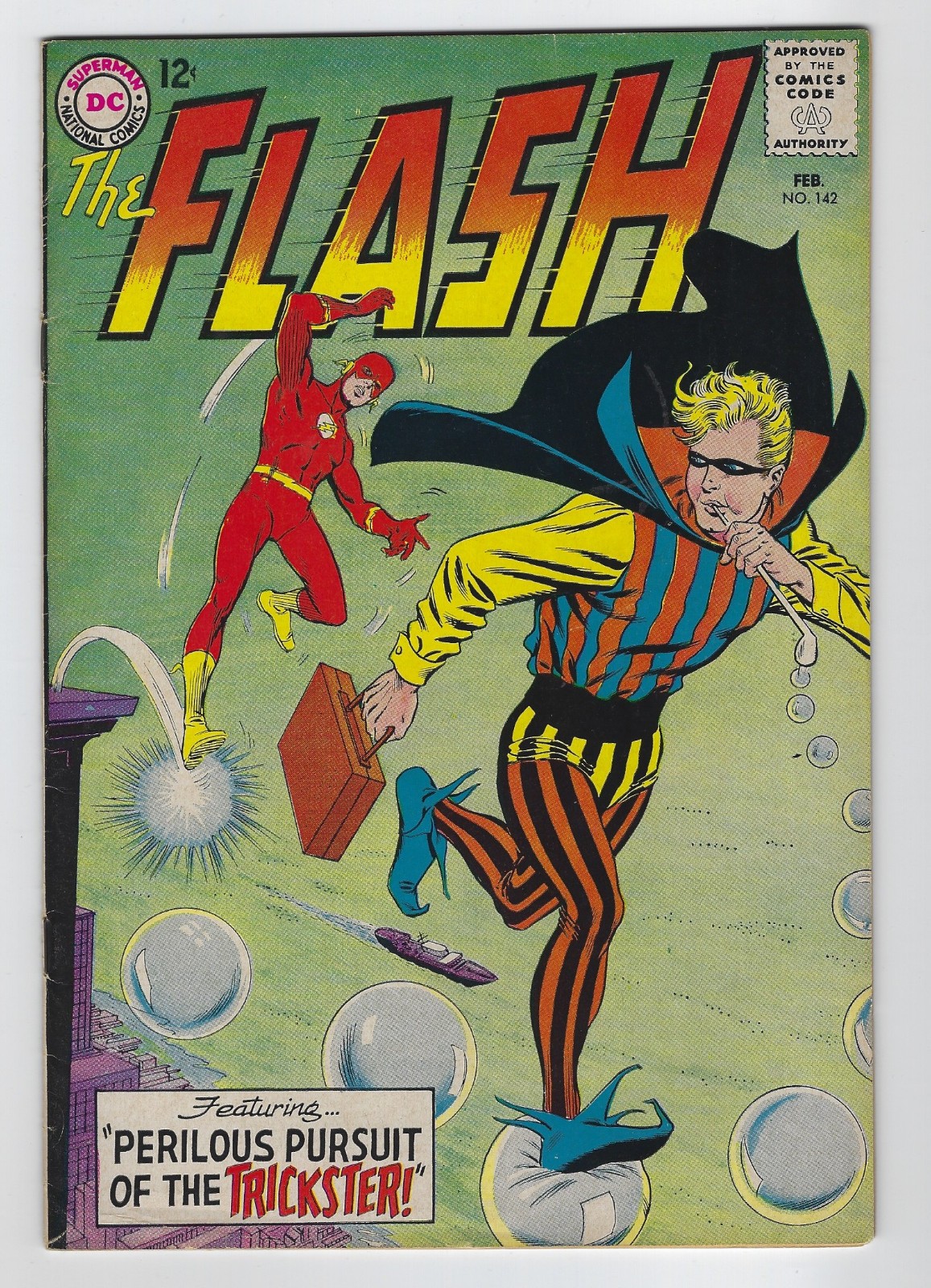 THE FLASH #142 (1964) Key Issue! Very Nice Copy THE TRICKSTER Appearance