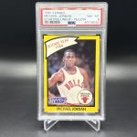 1990 Kenner Starting Lineup Yellow Rookie Year 1984 Michael Jordan PSA 8 NM-MT