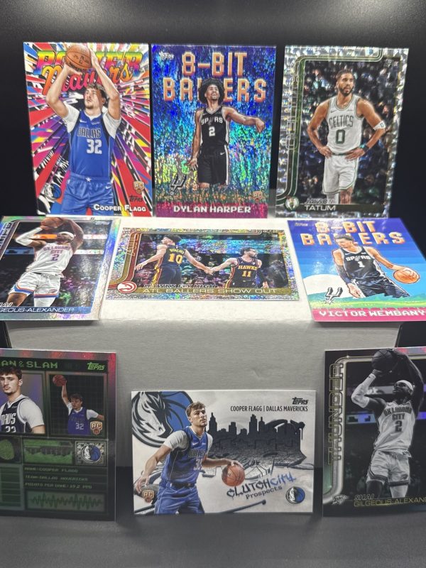 2025 Topps NBA Flagship Complete Set 1-300 COOPER FLAGG +5 RANDOM INSERTS! MINT