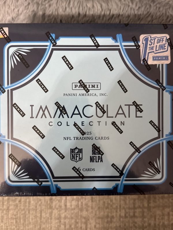 1x 2025 Panini Immaculate NFL FIRST OFF THE LINE Hobby Box Sealed NON REGULAR