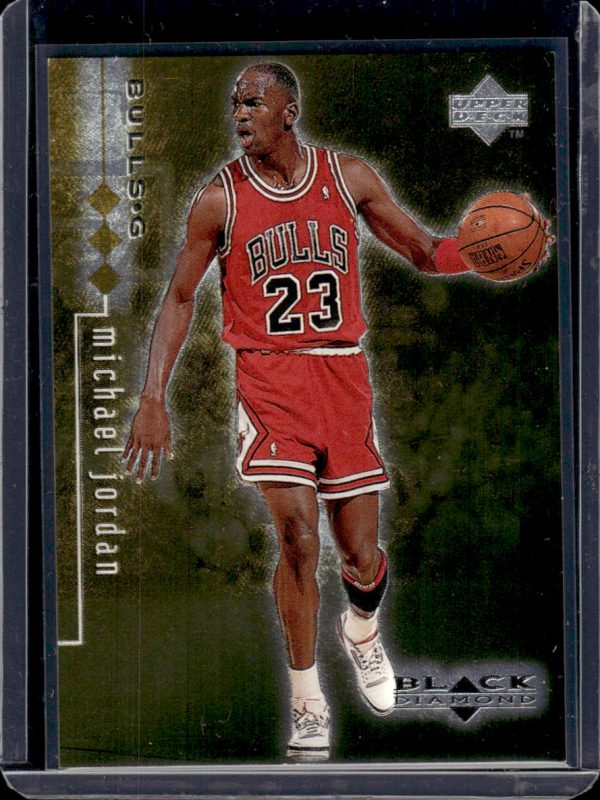 1998 UD Black Diamond Michael Jordan Triple Gold /1500 #5 Chicago Bulls NBA GOAT