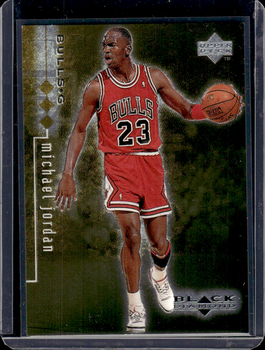 1998 UD Black Diamond Michael Jordan Triple Gold /1500 #5 Chicago Bulls NBA GOAT